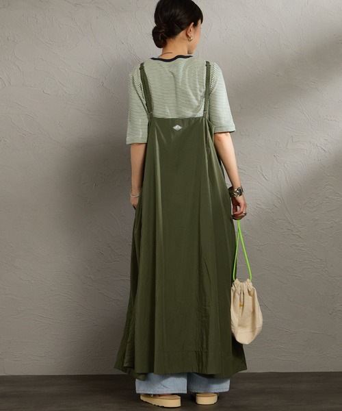 DANTON（ダントン）の「［DANTON/ダントン］ナイロンタフタ Aライン キャミワンピース（ワンピース・レディース・チャコールグレー/オリーブ・36）」の21枚目の写真