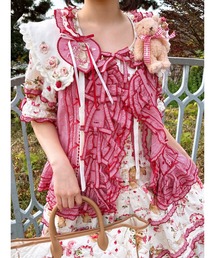 PINK HOUSE（ピンクハウス）の「リボンモチーフいっぱいベスト（ベスト）」