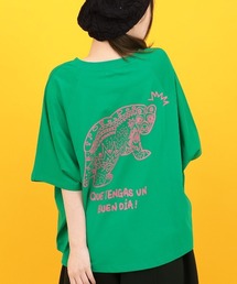 チチカカ（チチカカ）の「Orale! アレブリヘプリントドルマンＴシャツ（Tシャツ/カットソー）」