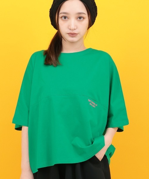 チチカカ（チチカカ）の「Orale! アレブリヘプリントドルマンＴシャツ（Tシャツ/カットソー・レディース・ブラック/グリーン/ホワイト・FREE）」の9枚目の写真