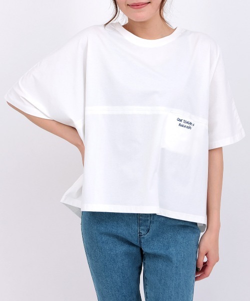 チチカカ（チチカカ）の「Orale! アレブリヘプリントドルマンＴシャツ（Tシャツ/カットソー・レディース・ブラック/グリーン/ホワイト・FREE）」の11枚目の写真