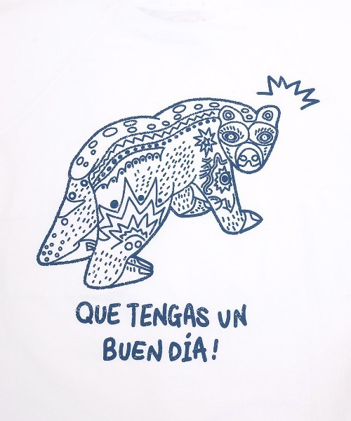 チチカカ（チチカカ）の「Orale! アレブリヘプリントドルマンＴシャツ（Tシャツ/カットソー・レディース・ブラック/グリーン/ホワイト・FREE）」の20枚目の写真