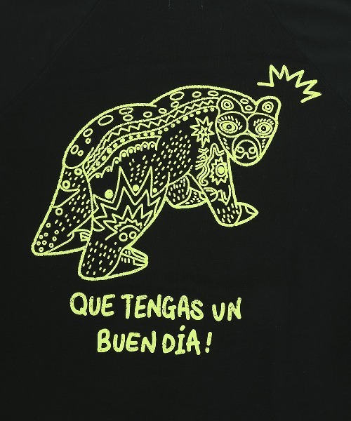 チチカカ（チチカカ）の「Orale! アレブリヘプリントドルマンＴシャツ（Tシャツ/カットソー・レディース・ブラック/グリーン/ホワイト・FREE）」の21枚目の写真