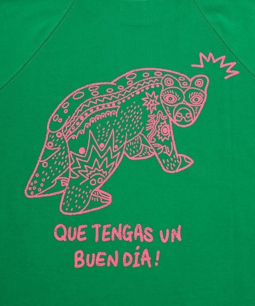 チチカカ（チチカカ）の「Orale! アレブリヘプリントドルマンＴシャツ（Tシャツ/カットソー・レディース・ブラック/グリーン/ホワイト・FREE）」の22枚目の写真