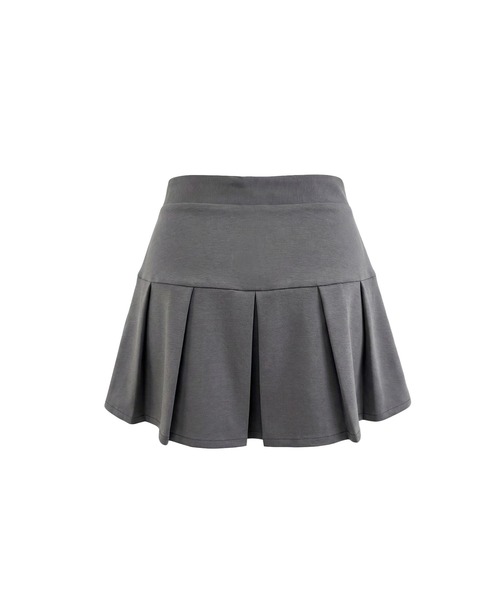 ANDGEEBEE（アンジービー）の「プリーツカットソースカパン（スカート・レディース・チャコールグレー/ブラック・FREE）」の13枚目の写真