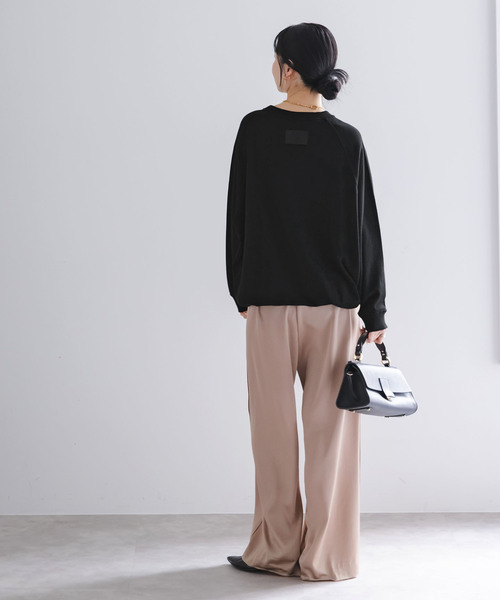 COGTHEBIGSMOKE（コグザビッグスモーク）の「《WEB限定追加》COG THE BIGSMOKE/コグザビッグスモーク NAOMI STINGRAY TOP（スウェット・レディース・ライトグレー/ブラック・FREE）」の19枚目の写真