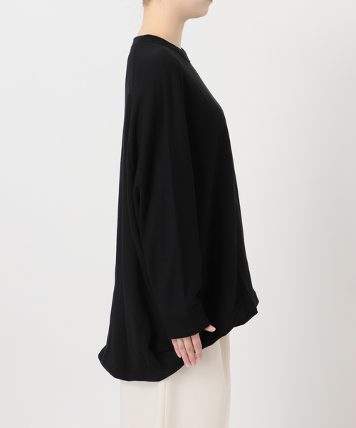 COGTHEBIGSMOKE（コグザビッグスモーク）の「《WEB限定追加》COG THE BIGSMOKE/コグザビッグスモーク NAOMI STINGRAY TOP（スウェット・レディース・ライトグレー/ブラック・FREE）」の4枚目の写真