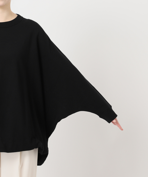 COGTHEBIGSMOKE（コグザビッグスモーク）の「《WEB限定追加》COG THE BIGSMOKE/コグザビッグスモーク NAOMI STINGRAY TOP（スウェット・レディース・ライトグレー/ブラック・FREE）」の5枚目の写真