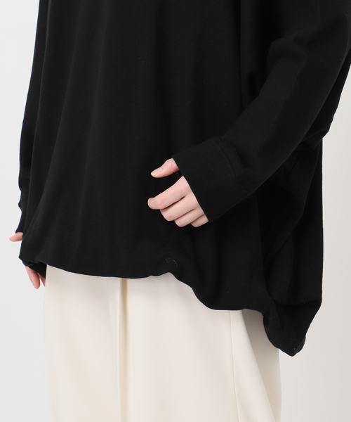 COGTHEBIGSMOKE（コグザビッグスモーク）の「《WEB限定追加》COG THE BIGSMOKE/コグザビッグスモーク NAOMI STINGRAY TOP（スウェット・レディース・ライトグレー/ブラック・FREE）」の6枚目の写真