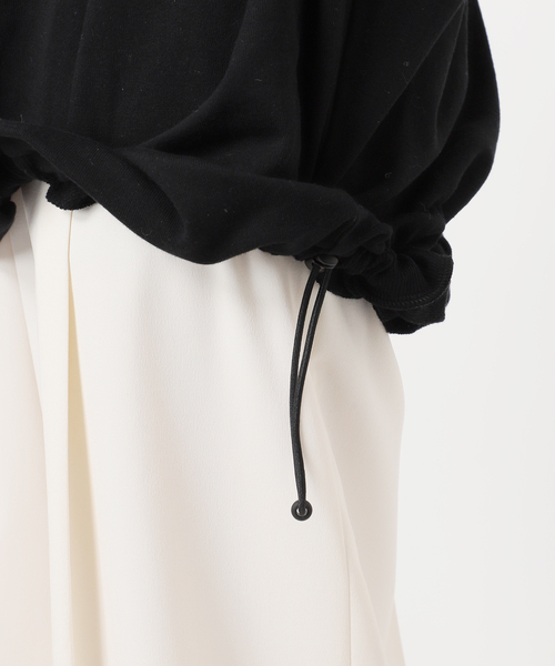 COGTHEBIGSMOKE（コグザビッグスモーク）の「《WEB限定追加》COG THE BIGSMOKE/コグザビッグスモーク NAOMI STINGRAY TOP（スウェット・レディース・ライトグレー/ブラック・FREE）」の7枚目の写真