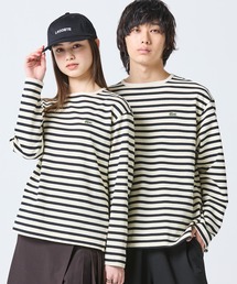 LACOSTE(���R�X�e)�̃X�N�G�A�l�b�N�{�[�_�[����T�V���c(T�V���c/�J�b�g�\�[)