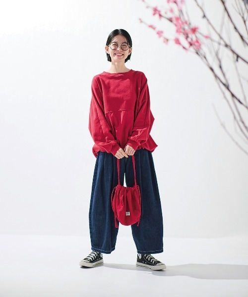 Sunny clouds(サニークラウズ)の「サニークラウズ 完熟梅干しバッグ(ハンドバッグ・レディース・レッド・ONE SIZE)」の10枚目の写真