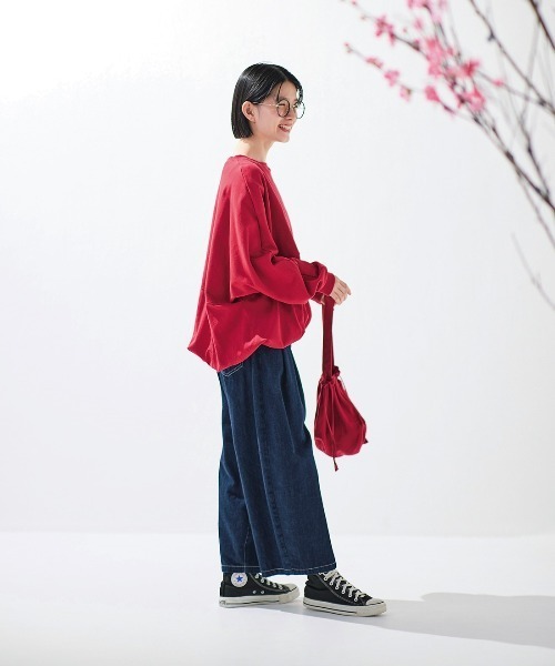 Sunny clouds(サニークラウズ)の「サニークラウズ 完熟梅干しバッグ(ハンドバッグ・レディース・レッド・ONE SIZE)」の9枚目の写真