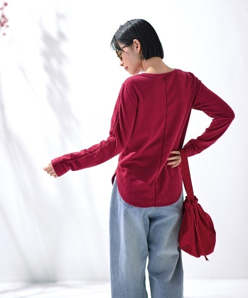 Sunny clouds(サニークラウズ)の「サニークラウズ 完熟梅干しバッグ(ハンドバッグ・レディース・レッド・ONE SIZE)」の4枚目の写真