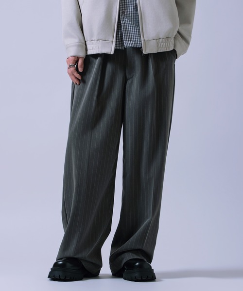 improves(インプローブス)の「ワイド ストレート パンツ(スラックス・メンズ・ブラック/ブラック系/ブラウン/チャコール・LARGE/MEDIUM)」の20枚目の写真