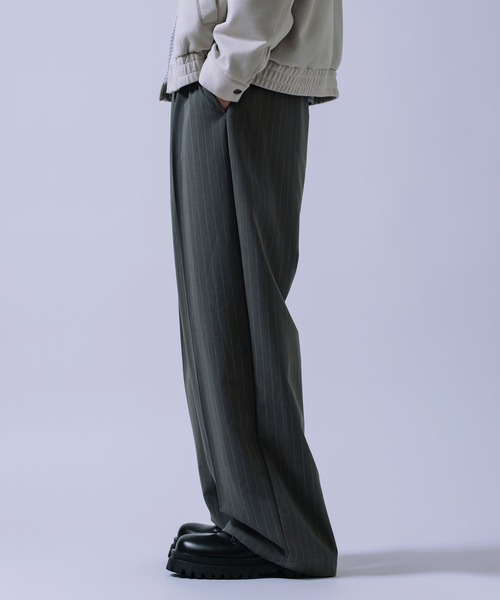 improves(インプローブス)の「ワイド ストレート パンツ(スラックス・メンズ・ブラック/ブラック系/ブラウン/チャコール・LARGE/MEDIUM)」の21枚目の写真