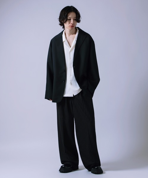 improves(インプローブス)の「ワイド ストレート パンツ(スラックス・メンズ・ブラック/ブラック系/ブラウン/チャコール・LARGE/MEDIUM)」の19枚目の写真