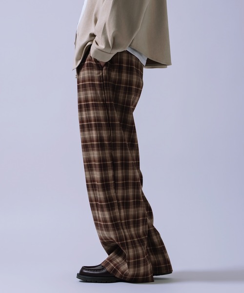 improves(インプローブス)の「ワイド ストレート パンツ(スラックス・メンズ・ブラック/ブラック系/ブラウン/チャコール・LARGE/MEDIUM)」の11枚目の写真