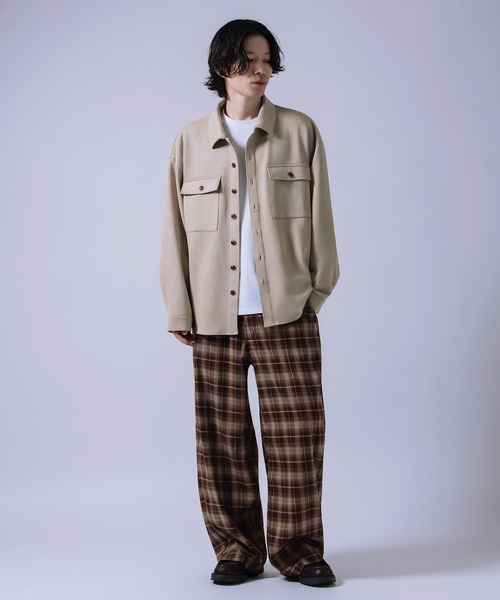 improves(インプローブス)の「ワイド ストレート パンツ(スラックス・メンズ・ブラック/ブラック系/ブラウン/チャコール・LARGE/MEDIUM)」の13枚目の写真