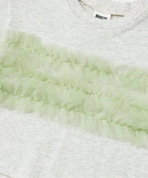 BREEZE(ブリーズ)の「【WEB限定】チューブトップチュール半袖Tシャツ(Tシャツ/カットソー・キッズ・ピンク/レッド/ブラック/アイボリー/オフホワイト・90/100/110/120/130/140)」の16枚目の写真