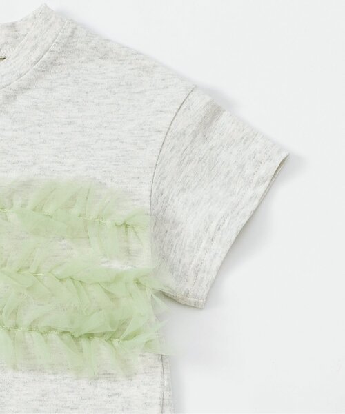 BREEZE(ブリーズ)の「【WEB限定】チューブトップチュール半袖Tシャツ(Tシャツ/カットソー・キッズ・ピンク/レッド/ブラック/アイボリー/オフホワイト・90/100/110/120/130/140)」の17枚目の写真