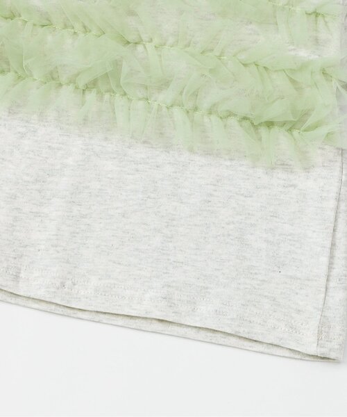 BREEZE(ブリーズ)の「【WEB限定】チューブトップチュール半袖Tシャツ(Tシャツ/カットソー・キッズ・ピンク/レッド/ブラック/アイボリー/オフホワイト・90/100/110/120/130/140)」の18枚目の写真