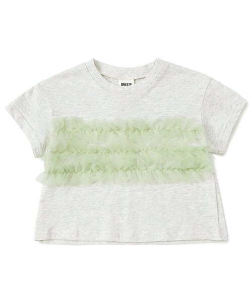 BREEZE(ブリーズ)の「【WEB限定】チューブトップチュール半袖Tシャツ(Tシャツ/カットソー・キッズ・ピンク/レッド/ブラック/アイボリー/オフホワイト・90/100/110/120/130/140)」の19枚目の写真