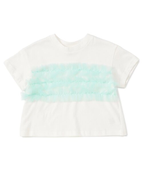 BREEZE(ブリーズ)の「【WEB限定】チューブトップチュール半袖Tシャツ(Tシャツ/カットソー・キッズ・ピンク/レッド/ブラック/アイボリー/オフホワイト・90/100/110/120/130/140)」の20枚目の写真