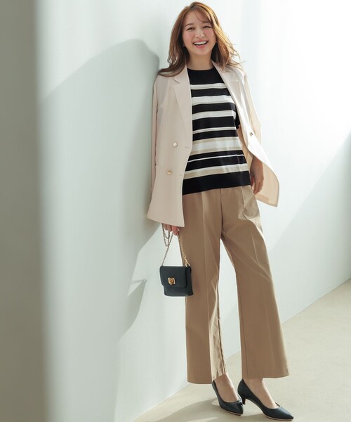 ANY SIS(エニィスィス)の「【and GIRL掲載/アイスタッチ】フレンチスリーブ ニット(ニット/セーター・レディース・ホワイト系/レッド系/ホワイト系2/ネイビー系/スカイブルー系/ブラック系2・X-LARGE)」の12枚目の写真