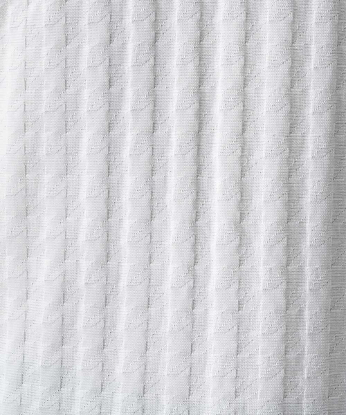 MICHEL KLEIN HOMME (ミッシェルクランオム)の「《日本製》千鳥リンクスVネック半袖カットソー(Tシャツ/カットソー・メンズ・ホワイト/ネイビー/ダークグレー・MEDIUM/LARGE/X-LARGE)」の7枚目の写真
