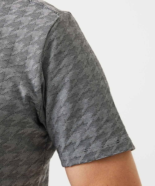 MICHEL KLEIN HOMME (ミッシェルクランオム)の「《日本製》千鳥リンクスVネック半袖カットソー(Tシャツ/カットソー・メンズ・ホワイト/ネイビー/ダークグレー・MEDIUM/LARGE/X-LARGE)」の12枚目の写真