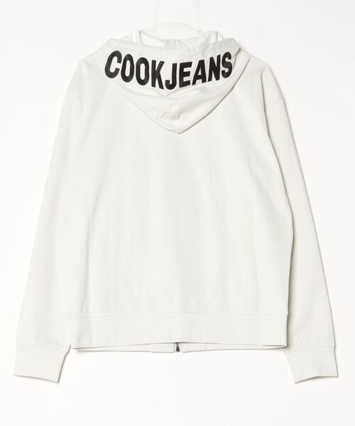 COOK JEANS(クックジーンズ)の「刺繍ジップパーカー(パーカー・メンズ・ライトグレー/ブラック・LARGE/MEDIUM)」の8枚目の写真