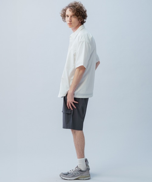 +phenix(プラスフェニックス)の「+phenix(プラスフェニックス) AIRFLOW SHORT SLEEVE SHIRT / エアフロー ショートスリーブシャツ(シャツ/ブラウス・メンズ・ブラック/ホワイト/チャコール・M/XL/L)」の10枚目の写真