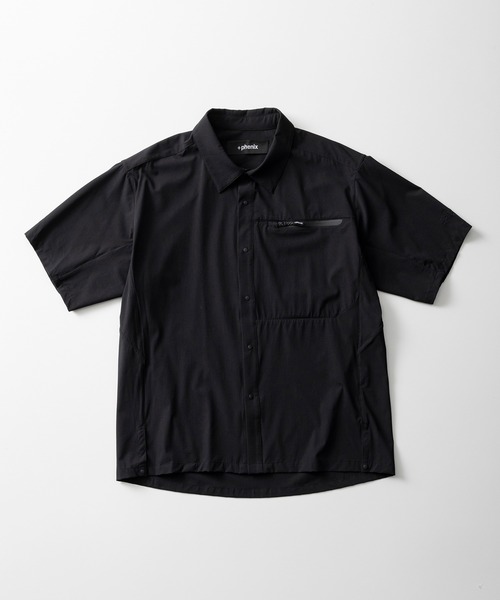 +phenix(プラスフェニックス)の「+phenix(プラスフェニックス) AIRFLOW SHORT SLEEVE SHIRT / エアフロー ショートスリーブシャツ(シャツ/ブラウス・メンズ・ブラック/ホワイト/チャコール・M/XL/L)」の14枚目の写真