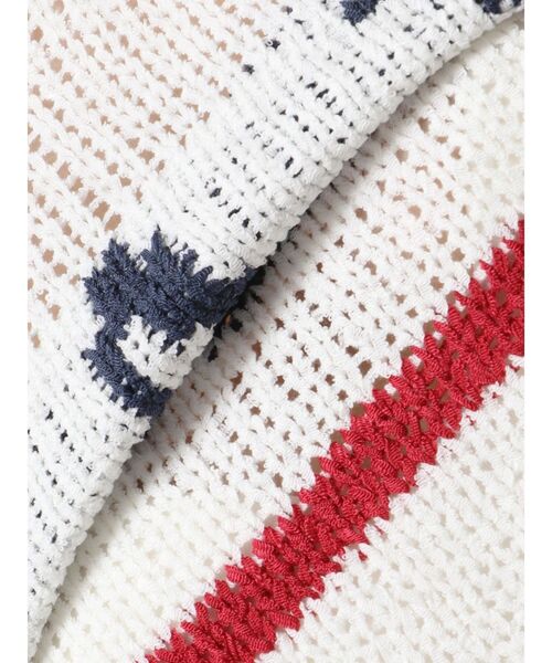 GYDA（ジェイダ）の「LAXテープヤーンニットタンクトップ（タンクトップ・レディース・パープル/オフホワイト・FREE）」の21枚目の写真