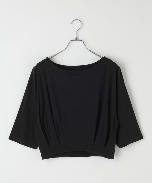 PAGEBOY(ページボーイ)の「【マルチWAYネック】ルーズネックショートタックT(Tシャツ/カットソー・レディース・グレー/オフホワイト/ブラック・FREE)」の20枚目の写真