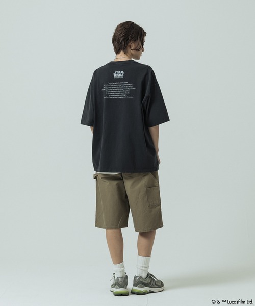 SLICK(スリック)の「【SLICK/スリック】SLICK / STAR WARS / Printed T-shirt 03/スターウォーズ / パウダー加工プリントTシャツ /オーバーサイズ シルエット/ ビンテージ / ディズニー(Tシャツ/カットソー・メンズ・ホワイト/ブラック・3/2/1)」の16枚目の写真