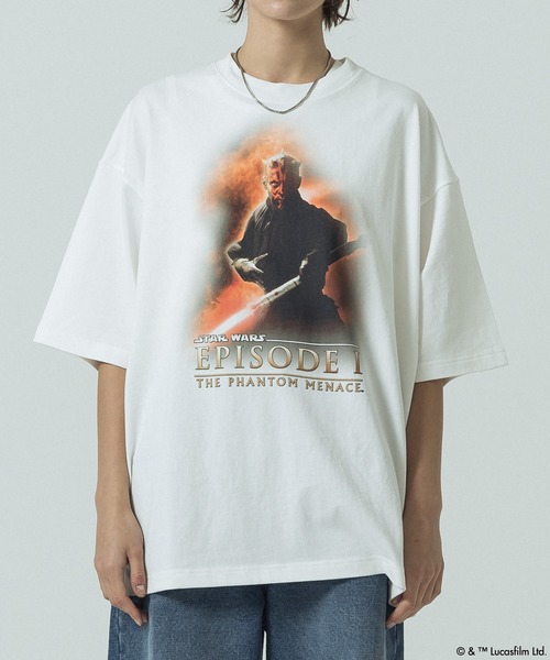 SLICK(スリック)の「【SLICK/スリック】SLICK / STAR WARS / Printed T-shirt 03/スターウォーズ / パウダー加工プリントTシャツ /オーバーサイズ シルエット/ ビンテージ / ディズニー(Tシャツ/カットソー・メンズ・ホワイト/ブラック・3/2/1)」の19枚目の写真