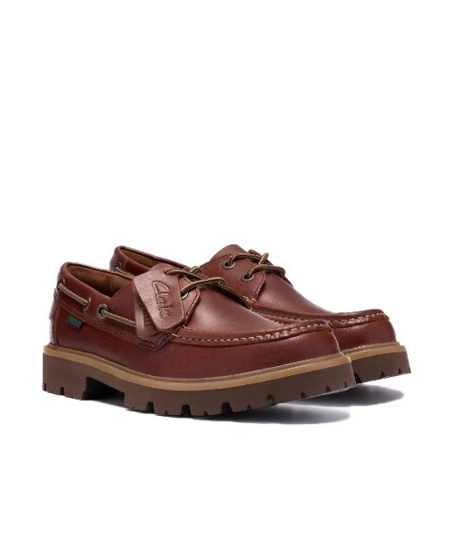 Clarks(クラークス)の「Clarks Cleyhill Boat(クラークス クレイヒル ボート)(スニーカー・メンズ・ブラウン系・25cm/25.5cm/26cm/26.5cm/27cm/27.5cm/28cm/28.5cm/29cm)」の1枚目の写真