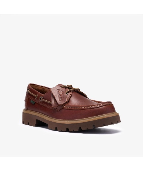 Clarks(クラークス)の「Clarks Cleyhill Boat(クラークス クレイヒル ボート)(スニーカー・メンズ・ブラウン系・25cm/25.5cm/26cm/26.5cm/27cm/27.5cm/28cm/28.5cm/29cm)」の5枚目の写真