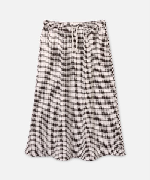 SEAGREEN(シーグリーン)の「SEAGREEN(シーグリーン) BIG WAFFLE FLARE SKIRT ビッグワッフルフレアスカート(スカート・レディース・ブラック/ブラウン/ロイヤルブルー/ネイビー・1/2)」の2枚目の写真