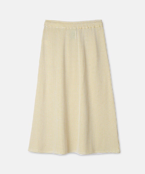 SEAGREEN(シーグリーン)の「SEAGREEN(シーグリーン) BIG WAFFLE FLARE SKIRT ビッグワッフルフレアスカート(スカート・レディース・ブラック/ブラウン/ロイヤルブルー/ネイビー・1/2)」の5枚目の写真