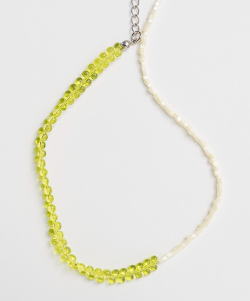 MAISON SPECIAL(メゾンスペシャル)の「【2026SUMMER PRE-ORDER】Double Necklace/ダブルネックレス(ネックレス・レディース・ミント/ブルー・FREE)」の3枚目の写真