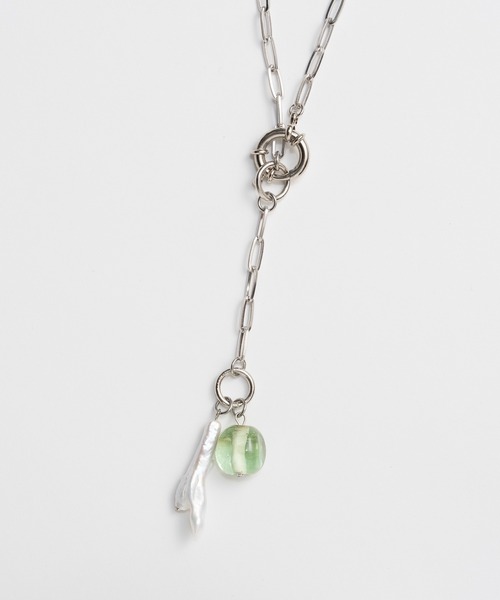 MAISON SPECIAL(メゾンスペシャル)の「【2026SUMMER PRE-ORDER】Double Necklace/ダブルネックレス(ネックレス・レディース・ミント/ブルー・FREE)」の9枚目の写真