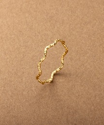 Cream dot.（クリームドット）の「【サージカルステンレス】繊細に煌めくウェーブラインのステンレス製華奢リング（リング）」