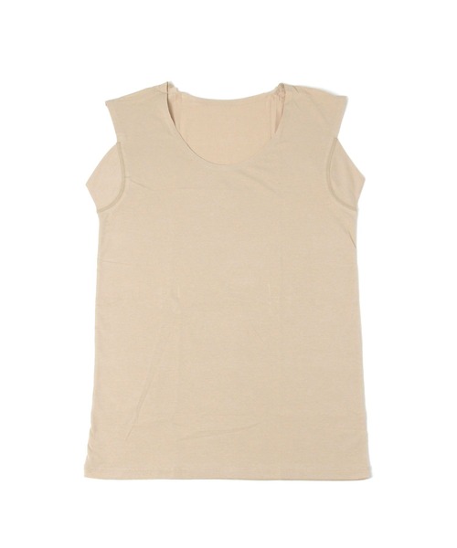 GLOBAL WORK(グローバルワーク)の「Fffit エフィット/柔らかストレッチパッド付きタンクトップ/657694(タンクトップ・メンズ・ブラック/ライトベージュ/ホワイト・SMALL/LARGE/X-LARGE/MEDIUM)」の3枚目の写真