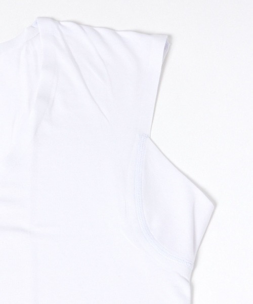 GLOBAL WORK(グローバルワーク)の「Fffit エフィット/柔らかストレッチパッド付きタンクトップ/657694(タンクトップ・メンズ・ブラック/ライトベージュ/ホワイト・SMALL/LARGE/X-LARGE/MEDIUM)」の6枚目の写真