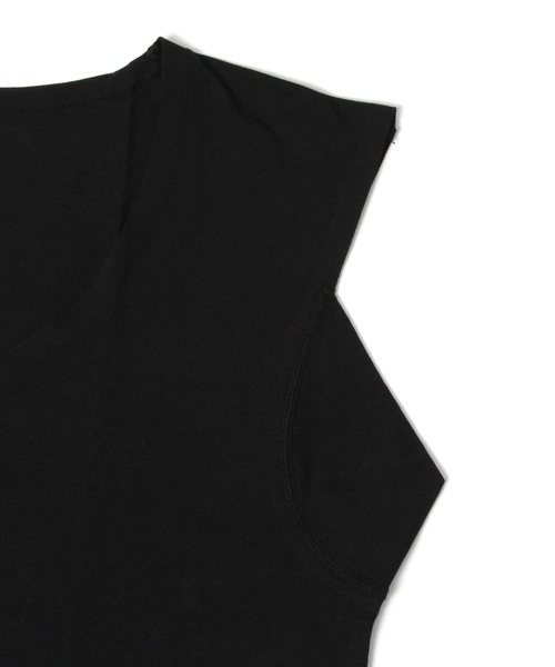 GLOBAL WORK(グローバルワーク)の「Fffit エフィット/柔らかストレッチパッド付きタンクトップ/657694(タンクトップ・メンズ・ブラック/ライトベージュ/ホワイト・SMALL/LARGE/X-LARGE/MEDIUM)」の11枚目の写真