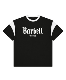 配色メッシュオーバーサイズTシャツ