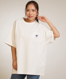 Russell Athletic（ラッセルアスレティック）の「【ムラサキスポーツ限定】RUSSELL ATHLETIC ラッセルアスレチック 半袖 Tシャツ ポケT ロゴ バックプリント UVカット 吸水速乾 ユニセックス 505261-003（Tシャツ/カットソー）」